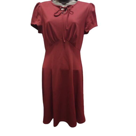 Belle Paque Burgandy Women's Size Small Mini Dress - NWT - Picture 1 of 8